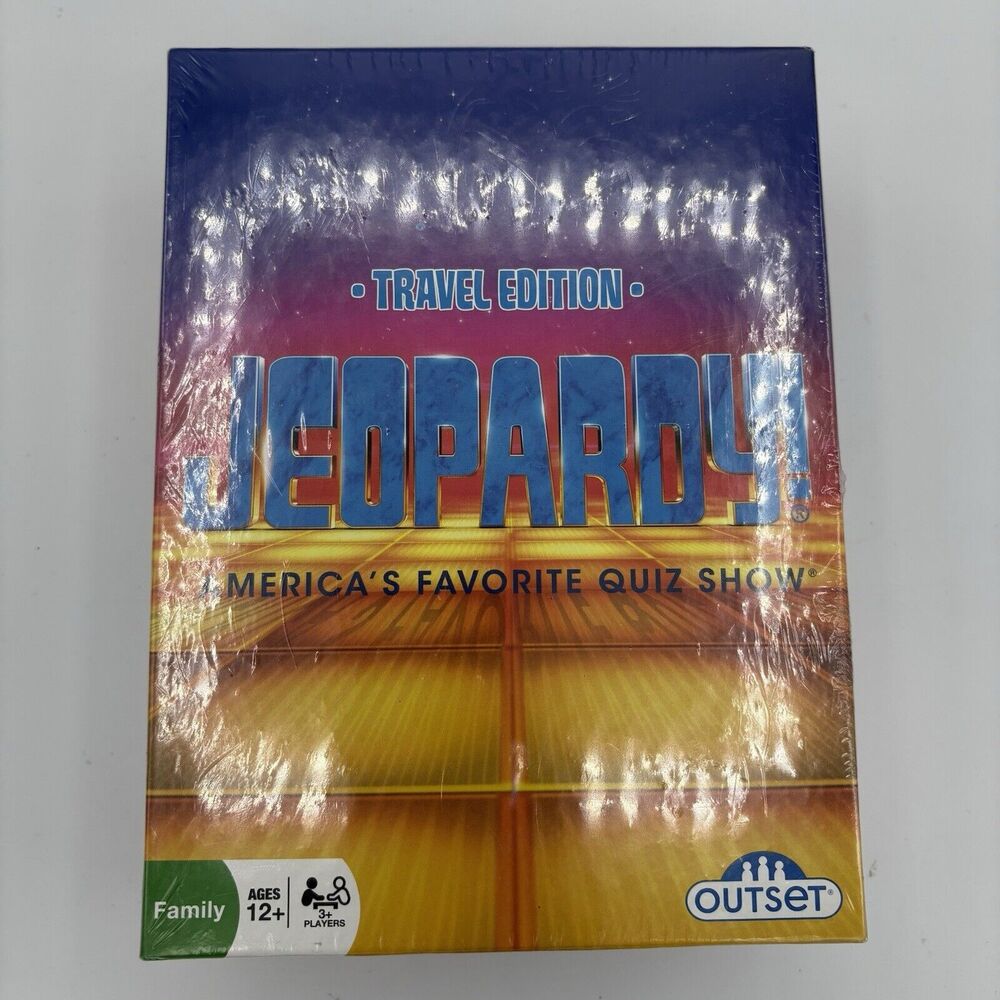 Outset Jeopardy Travel Edition 2016 Game Quiz‎ Show 12+ Sealed Family F2